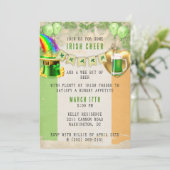 Uitnodiging voor de dag van de St. Patrick (Staand voorkant)