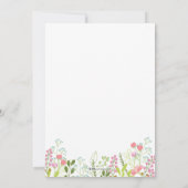 Uitnodiging voor de doop van Maria (Achterkant)