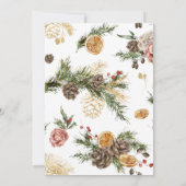 uitnodiging voor de douche voor de feestdag rond k (Achterkant)