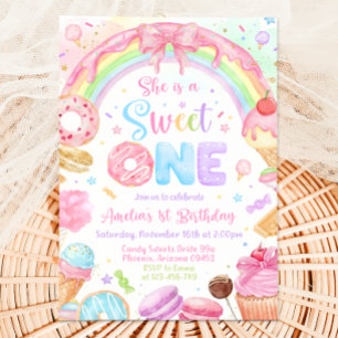 Uitnodiging voor de eerste verjaardag van Sweet On