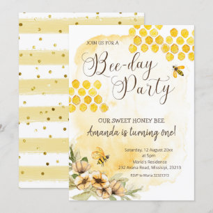 Uitnodiging voor de eerste wedstrijd van Bee Birth