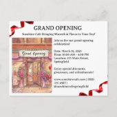 Uitnodiging voor de grote opening   (Voorkant)