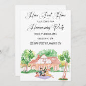 Uitnodiging voor de homepage van de opwarming van  (Voorkant / Achterkant)