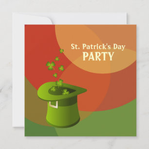 Uitnodiging voor de Ierse partij St. Patrick's Day