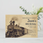  uitnodiging voor de introductie van de locomotief (Staand voorkant)