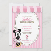 Uitnodiging voor de klassieke Minnie-ijszaak