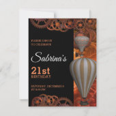  uitnodiging voor de lancering van de luchtballon (Voorkant)