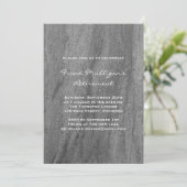 Uitnodiging voor de Masculine Granite Retirement P (Staand voorkant)