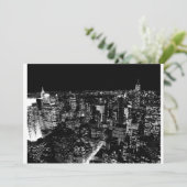 Uitnodiging voor de New York City Night (Staand voorkant)