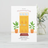 Uitnodiging voor de opwarming van de aarde (Staand voorkant)