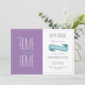 Uitnodiging voor de opwarmingspartij van het thuis (Staand voorkant)