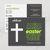 Uitnodiging voor de Paaskerk (Voorkant / Achterkant)