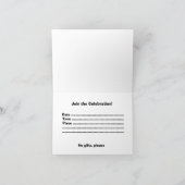 Uitnodiging voor de Partij van de Pensionering, (Binnen)