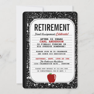Uitnodiging voor de Partij voor de Pensionering va