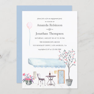 Uitnodiging voor de partij voor de waterverf in Pa