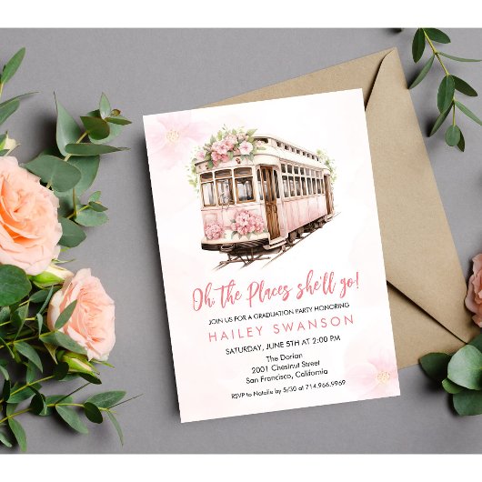 Uitnodiging voor de plaatsen waar ze naartoe gaat