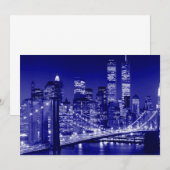 Uitnodiging voor de skyline van New York (Voorkant / Achterkant)