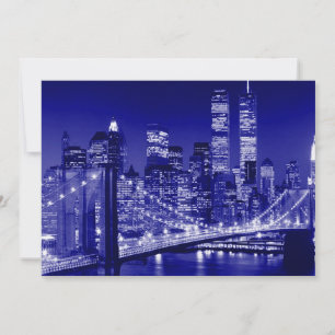 Uitnodiging voor de skyline van New York