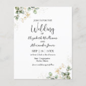 Uitnodiging voor de uitreiking van de begroting va (Voorkant)