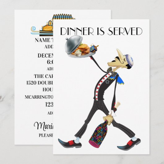 Uitnodiging voor de Unique Gathering Waiter Series (Voorkant / Achterkant)