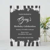 uitnodiging voor de viano (Staand voorkant)