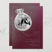 Uitnodiging voor de viering van onze verloving (Voorkant / Achterkant)