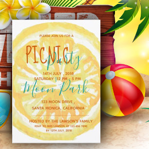 Uitnodiging voor de zomerpartij