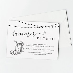 Uitnodiging voor de zomerpicknick