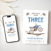 Uitnodiging voor derde verjaardag van dirt bike