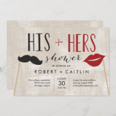 Uitnodiging voor duplo & hers (Voorkant / Achterkant)