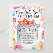 Uitnodiging voor Easter Crawfish Boil (Voorkant)