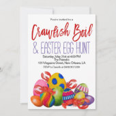 Uitnodiging voor Easter Crawfish Boil (Voorkant)