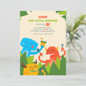 Uitnodiging voor eating Monsters (Staand voorkant)