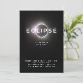 Uitnodiging voor Eclipse Viewing Party (Staand voorkant)