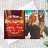 Uitnodiging voor een avond op Broadway met foto
