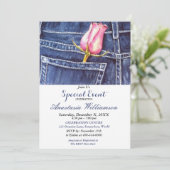 UITNODIGING VOOR EEN AVOND-UIT-FEEST (Staand voorkant)