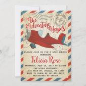 uitnodiging voor een Baby shower (Voorkant)