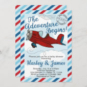 uitnodiging voor een Baby shower (Voorkant / Achterkant)