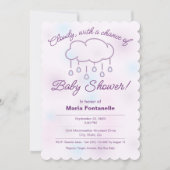 Uitnodiging voor een baby shower (Voorkant)