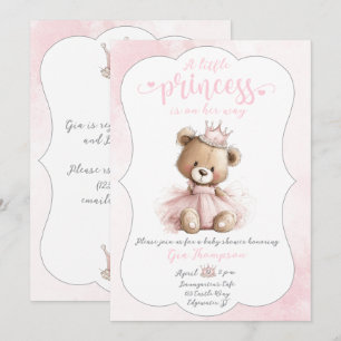 Uitnodiging voor een babyshower voor een kleine pr