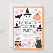 Uitnodiging voor een betoverend Halloweenfeest (Voorkant)