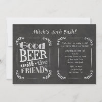 Uitnodiging voor een biertje met vrienden