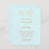 uitnodiging voor een bleek strand (Voorkant / Achterkant)