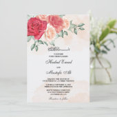 uitnodiging voor een blote moslim - bruiloft (Staand voorkant)