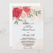 uitnodiging voor een blote moslim - bruiloft (Voorkant / Achterkant)