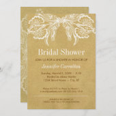 uitnodiging voor een bridale douche (Voorkant / Achterkant)