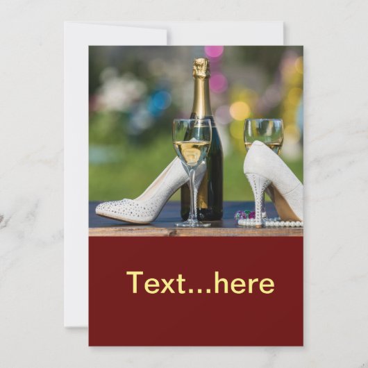 Uitnodiging voor een bruiloft (Voorkant)