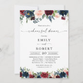 Uitnodiging voor een diner in de Bourgogne en de m (Voorkant)