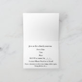 Uitnodiging voor een familiebijeenkomst (Binnen)