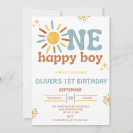 Uitnodiging voor één gelukkig jongetje